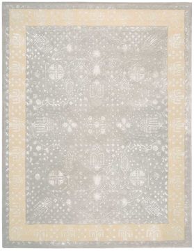 Nourison SYMPHONY Blue Rectangle 8x11 ft lucxelle Carpet 104324