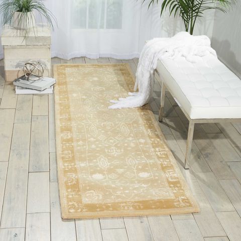 Nourison SYMPHONY Yellow Runner 23 X 80 Area Rug 99446070654 805-104326 Image 1