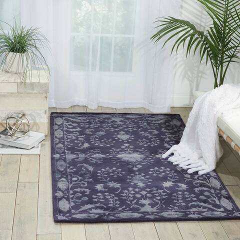 Nourison Symphony Purple 56 X 75 Area Rug 805-104346 Image 3