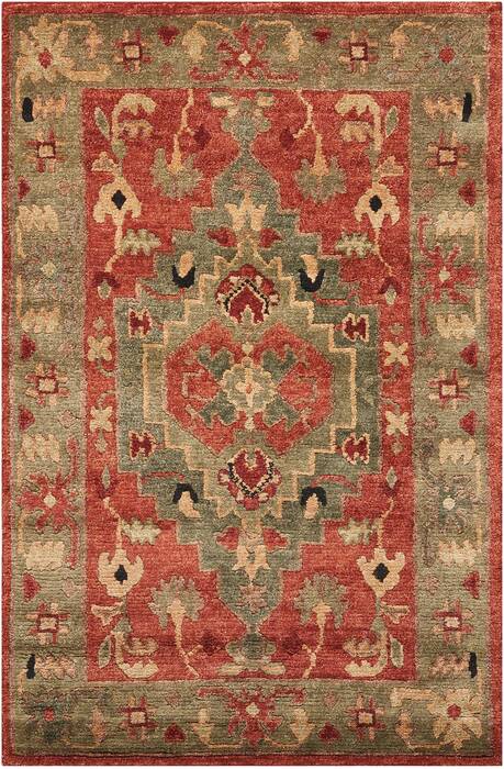 Nourison Tahoe Red 99 X 139 Area Rug 805-104379 Image 0