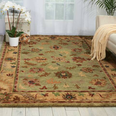 Nourison Tahoe Green 99 X 139 Area Rug 805-104385 Image 3