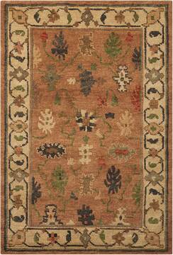 Nourison Tahoe Brown Rectangle 4x6 ft Wool Carpet 104387