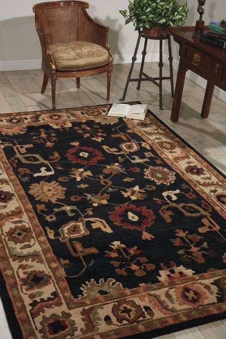 Nourison Tahoe Black 86 X 116 Area Rug  805-104396 Image 3