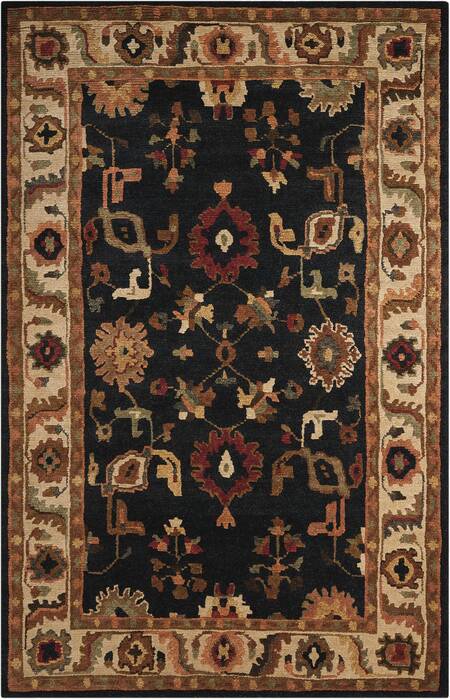Nourison Tahoe Black 86 X 116 Area Rug  805-104396 Image 0
