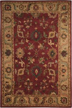 Nourison Tahoe Red 3'9" X 5'9" Area Rug  805-104399