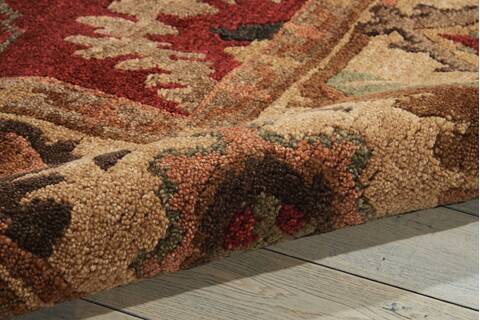 Nourison Tahoe Red 79 X 99 Area Rug 805-104401 Image 2