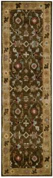 Nourison Tahoe Brown Runner 6 to 9 ft Wool Carpet 104410