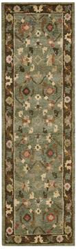 Nourison Tahoe Green Runner 6 to 9 ft Wool Carpet 104416