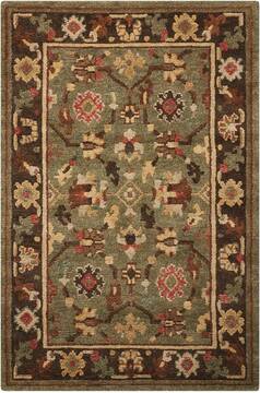 Nourison Tahoe Green 3'9" X 5'9" Area Rug  805-104417