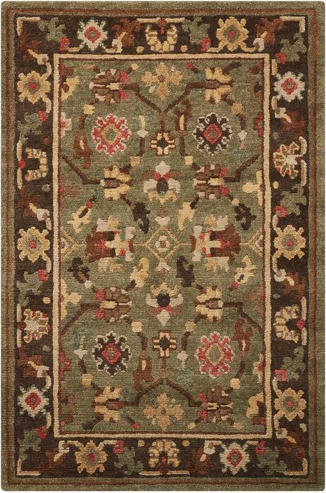 Nourison Tahoe Green 79 X 99 Area Rug 805-104419 Image 0