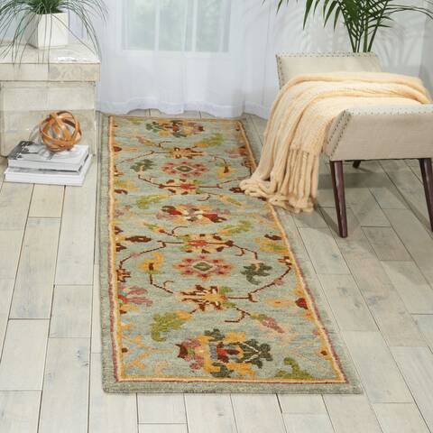 Nourison Tahoe Green Runner 23 X 80 Area Rug 805-104434 Image 3