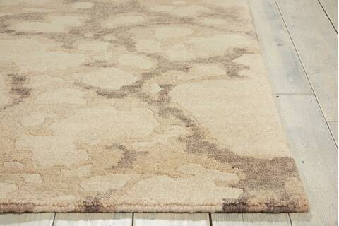 Nourison Tahoe Modern Beige 99 X 139 Area Rug 805-104445 Image 4