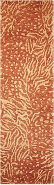Nourison TAHOE MODERN Brown Runner 6 to 9 ft Wool Carpet 104446