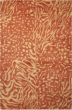 Nourison TAHOE MODERN Brown Rectangle 4x6 ft Wool Carpet 104447