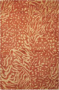 Nourison Tahoe Red Rectangle 8x10 ft Wool Carpet 104449