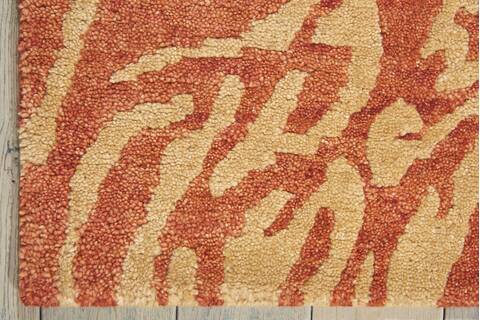 Nourison Tahoe Red 86 X 116 Area Rug 805-104450 Image 1