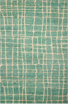 Nourison Tahoe Green Rectangle 6x9 ft Wool Carpet 104454