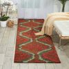 Nourison TAHOE MODERN Red Runner 23 X 80 Area Rug 99446180506 805-104470 Thumb 1