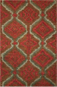 Nourison Tahoe Brown Rectangle 4x6 ft Wool Carpet 104471