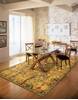 Nourison Timeless Green 79 X 99 Area Rug 805-104509 Thumb 3