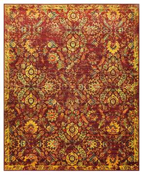 Nourison Timeless Red 5'6" X 8'0" Area Rug  805-104528