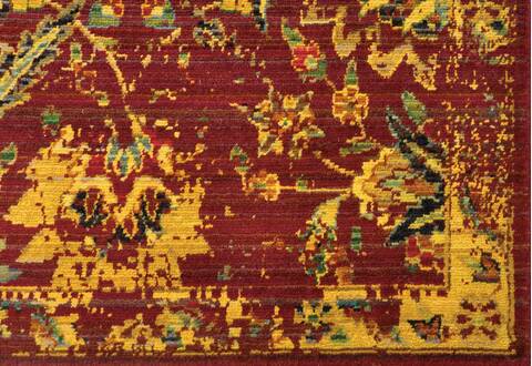 Nourison Timeless Red 86 X 116 Area Rug 805-104530 Image 1