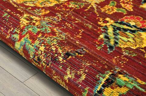Nourison Timeless Red 99 X 130 Area Rug 805-104531 Image 2