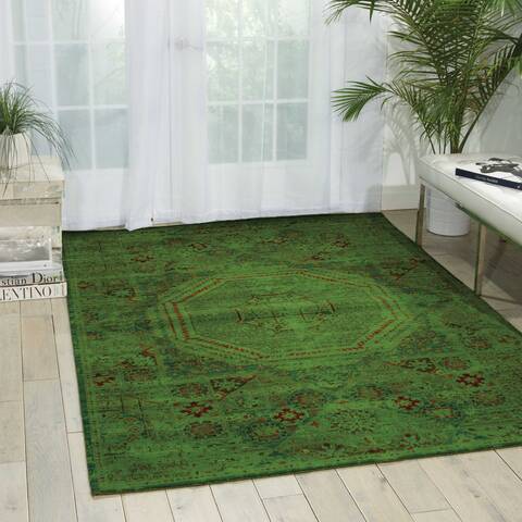 Nourison Timeless Blue 86 X 116 Area Rug 805-104540 Image 3