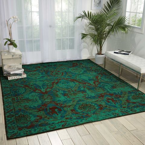 Nourison TIMELESS Blue 79 X 99 Area Rug 99446210821 805-104554 Image 1