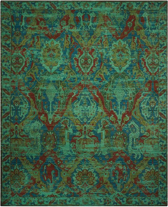 Nourison TIMELESS Blue 79 X 99 Area Rug 99446210821 805-104554 Image 0