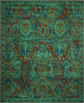 Nourison TIMELESS Blue 7'9" X 9'9" Area Rug 99446210821 805-104554