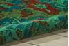 Nourison Timeless Green 86 X 116 Area Rug  805-104555 Thumb 2