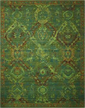 Nourison Timeless Green 5'6" X 8'0" Area Rug  805-104558