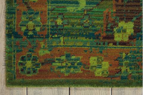 Nourison Timeless Green 79 X 99 Area Rug 805-104559 Image 1