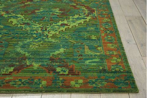 Nourison Timeless Green 79 X 99 Area Rug 805-104559 Image 4