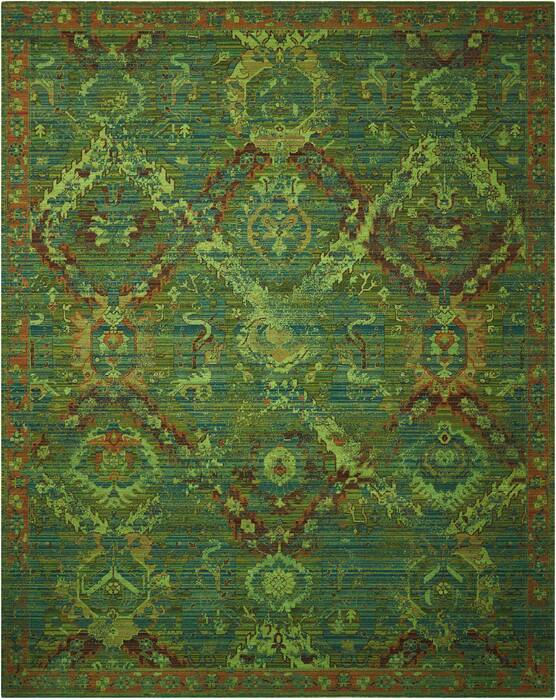 Nourison Timeless Green 79 X 99 Area Rug 805-104559 Image 0