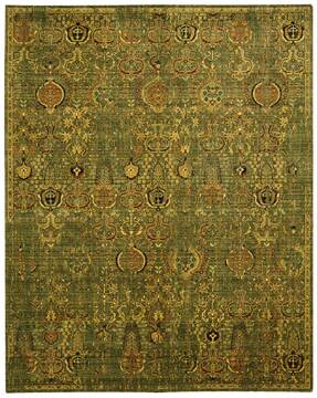 Nourison Timeless Green 5'6" X 8'0" Area Rug  805-104563