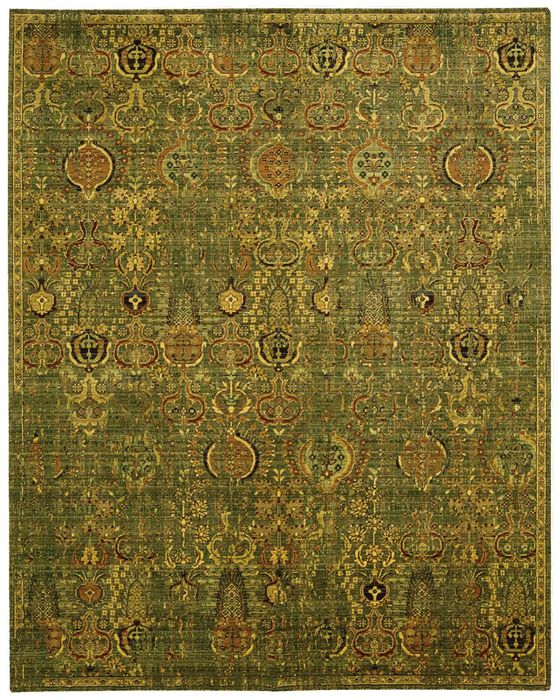 Nourison Timeless Green 79 X 99 Area Rug 805-104564 Image 0