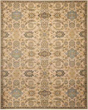 Nourison Timeless Beige Rectangle 12x15 ft Wool Carpet 104578