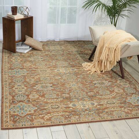 Nourison Timeless Brown 79 X 99 Area Rug 805-104587 Image 3