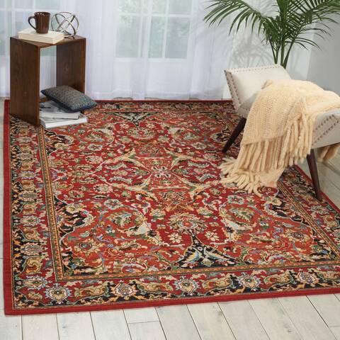 Nourison Timeless Red 56 X 80 Area Rug 805-104597 Image 3