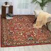 Nourison Timeless Red 79 X 99 Area Rug  805-104598 Thumb 3