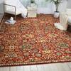Nourison Timeless Red 79 X 99 Area Rug  805-104609 Thumb 3