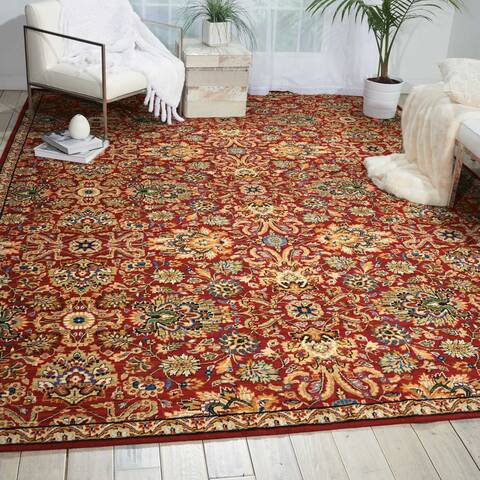Nourison Timeless Red 86 X 116 Area Rug 805-104610 Image 3