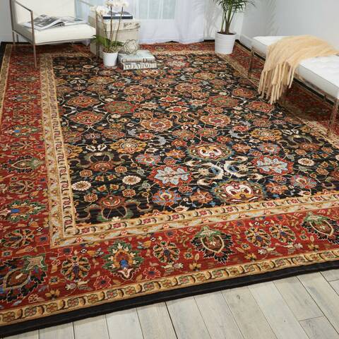 Nourison Timeless Blue 56 X 80 Area Rug 805-104624 Image 3