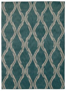 Nourison TRANQUILITY Blue 3'9" X 5'9" Area Rug 99446262110 805-104660