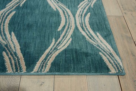 Nourison TRANQUILITY Blue 93 X 129 Area Rug 99446262189 805-104663 Image 2