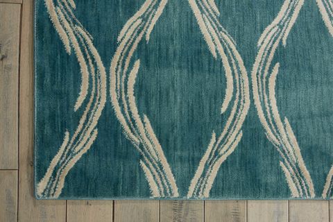 Nourison TRANQUILITY Blue 93 X 129 Area Rug 99446262189 805-104663 Image 3