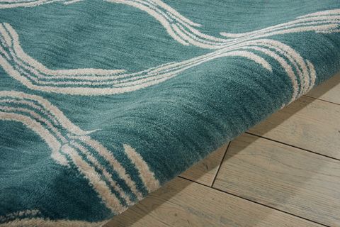 Nourison TRANQUILITY Blue 93 X 129 Area Rug 99446262189 805-104663 Image 4