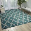 Nourison TRANQUILITY Blue 93 X 129 Area Rug 99446262189 805-104663 Thumb 1